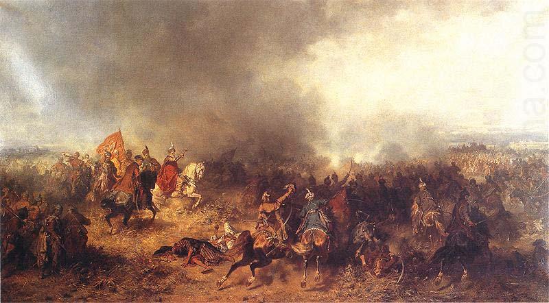 jozef brandt Battle of Chocim. china oil painting image